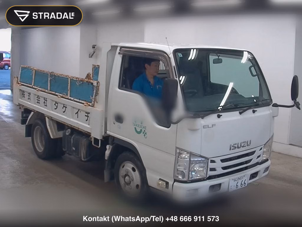 ISUZU ELF TRUCK 2D STRENGTHEN DUMP 2015, aukcja z Japonii, zdjęcie 1