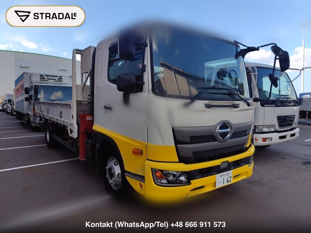 HINO HINO RANGER 2D CRANE 2017, aukcja z Japonii, zdjęcie 1