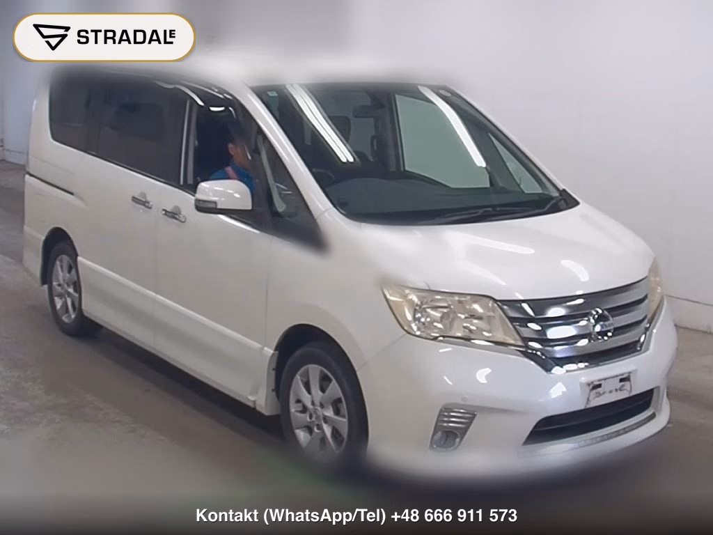 NISSAN SERENA 5D HIGHWAY STAR V SELECTION 2012, aukcja z Japonii, zdjęcie 1