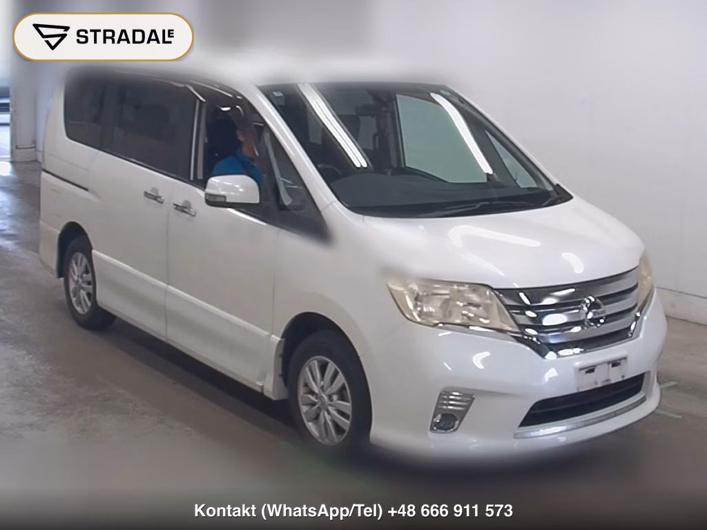 NISSAN SERENA 5D 4WD 2011, aukcja z Japonii, zdjęcie 1