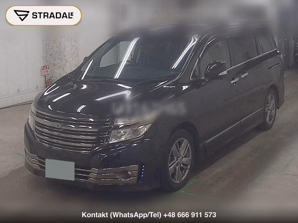 NISSAN ELGRAND 5D RIDER BLACK LINE BLACK LEATHER SEAT, miniaturka 5