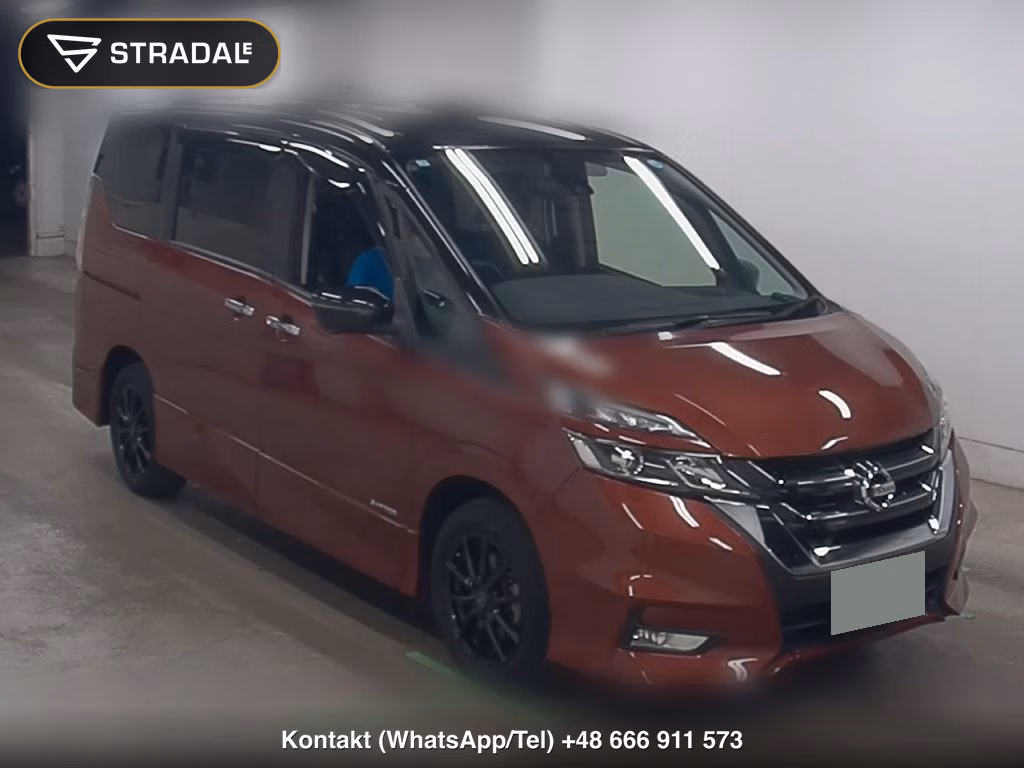NISSAN SERENA 5D 4WD HIGHWAY STAR 2019, aukcja z Japonii, zdjęcie 1