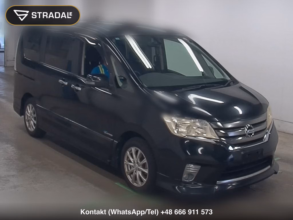 NISSAN SERENA 5D HIGHWAY STAR S-HYBRID AERO MODE 2013, aukcja z Japonii, zdjęcie 1