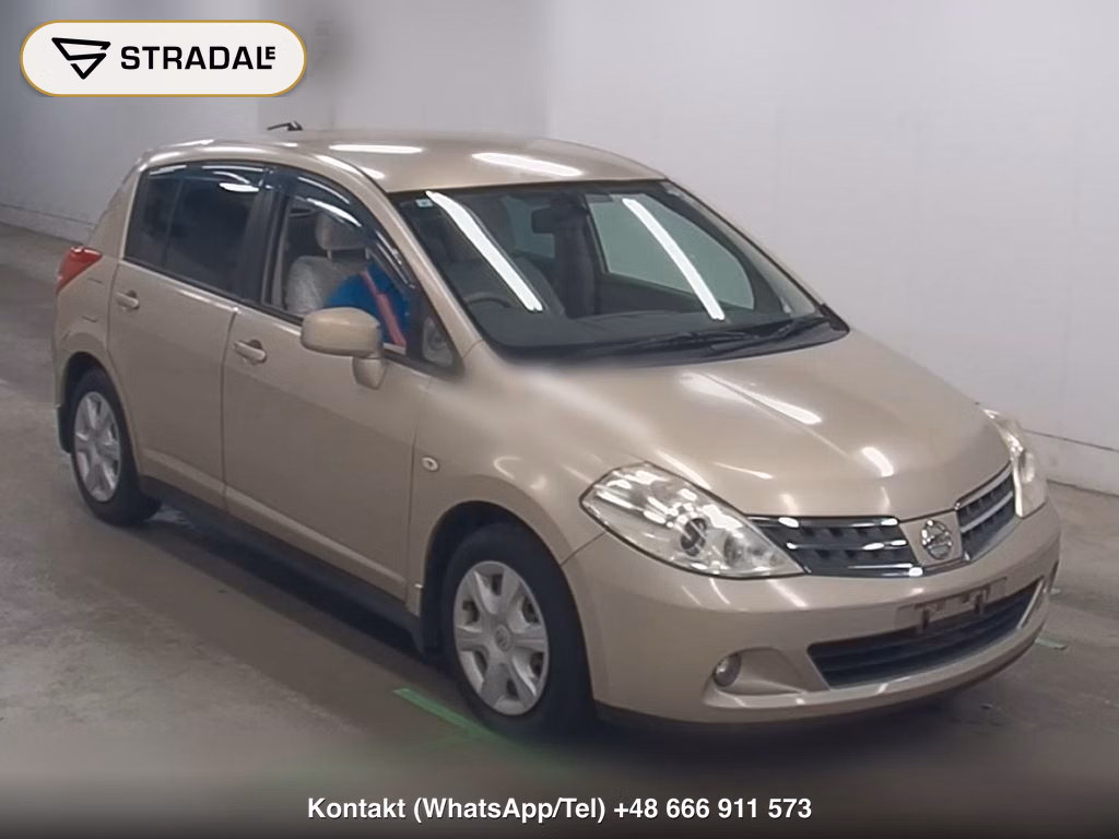 NISSAN TIIDA 15M SV + PLASMA 2011, aukcja z Japonii, zdjęcie 1