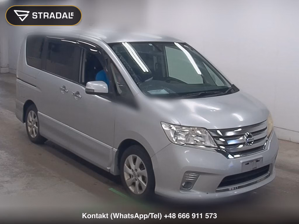 NISSAN SERENA 5D HIGHWAY STAR V SELECTION 2012, aukcja z Japonii, zdjęcie 1