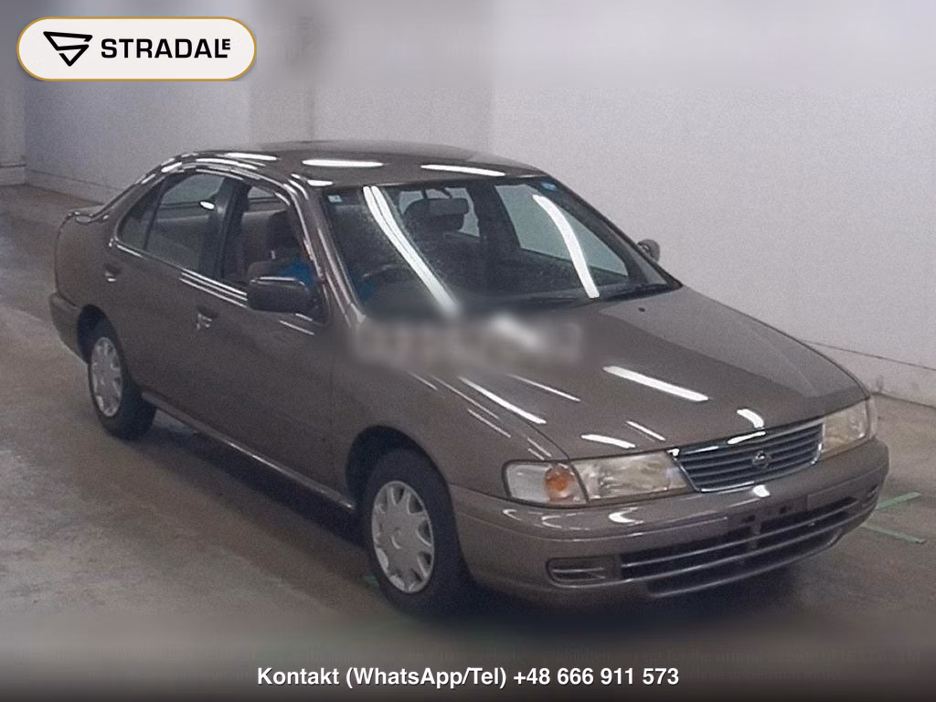 NISSAN SUNNY 4D EX SALOON 1997, aukcja z Japonii, zdjęcie 1