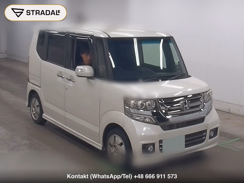 HONDA N-BOX CUSTOM G･L PACKAGE 2016, aukcja z Japonii, zdjęcie 1