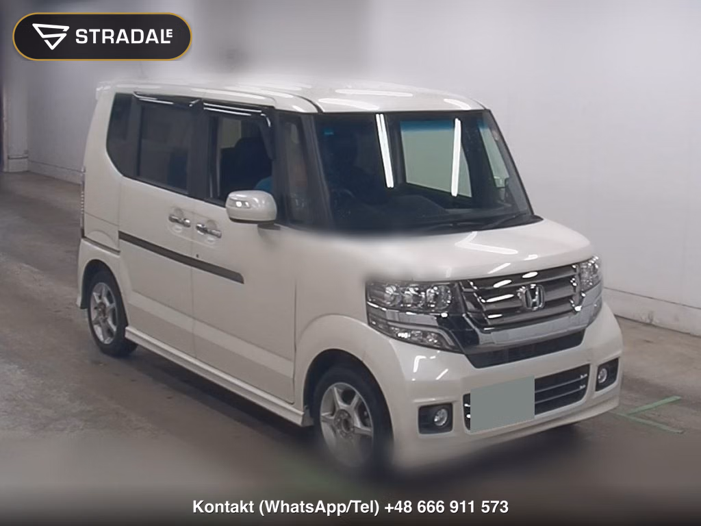 HONDA N-BOX CUSTOM G・L PACKAGE 2016, aukcja z Japonii, zdjęcie 1