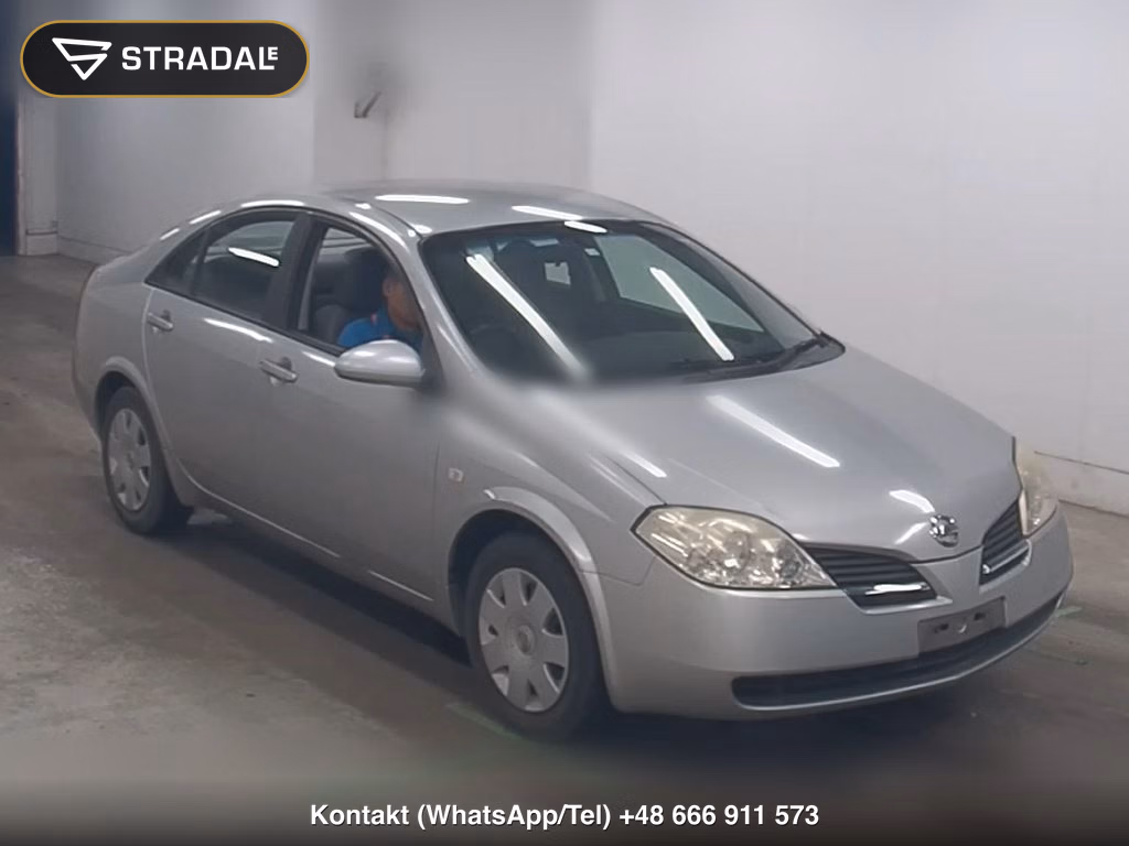 NISSAN PRIMERA 4D 18C 2002, aukcja z Japonii, zdjęcie 1