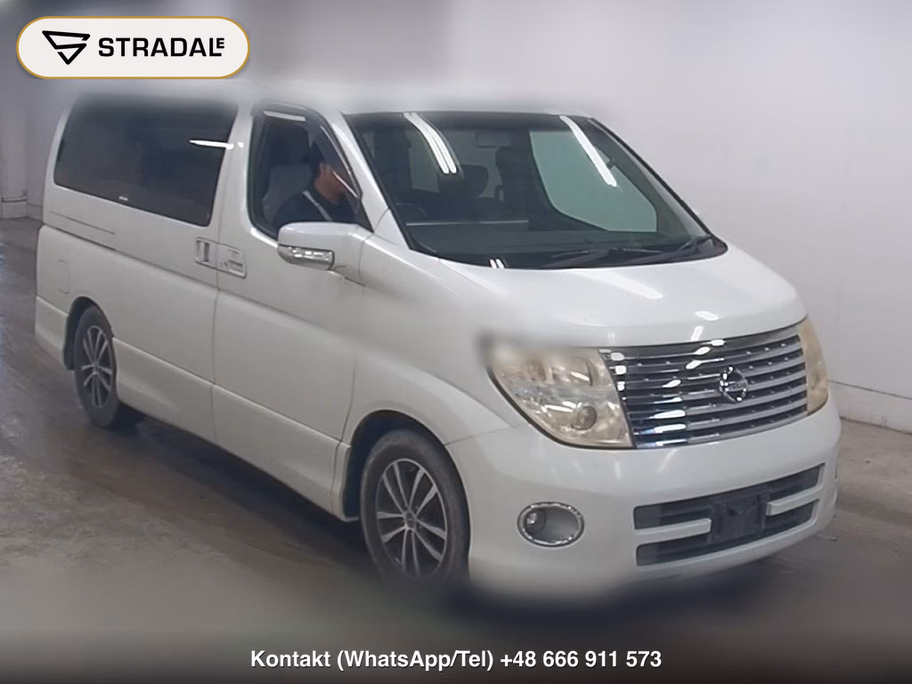 NISSAN ELGRAND 5D HIGHWAY STAR PREMIUM NAVI EDITION 2006, aukcja z Japonii, zdjęcie 1