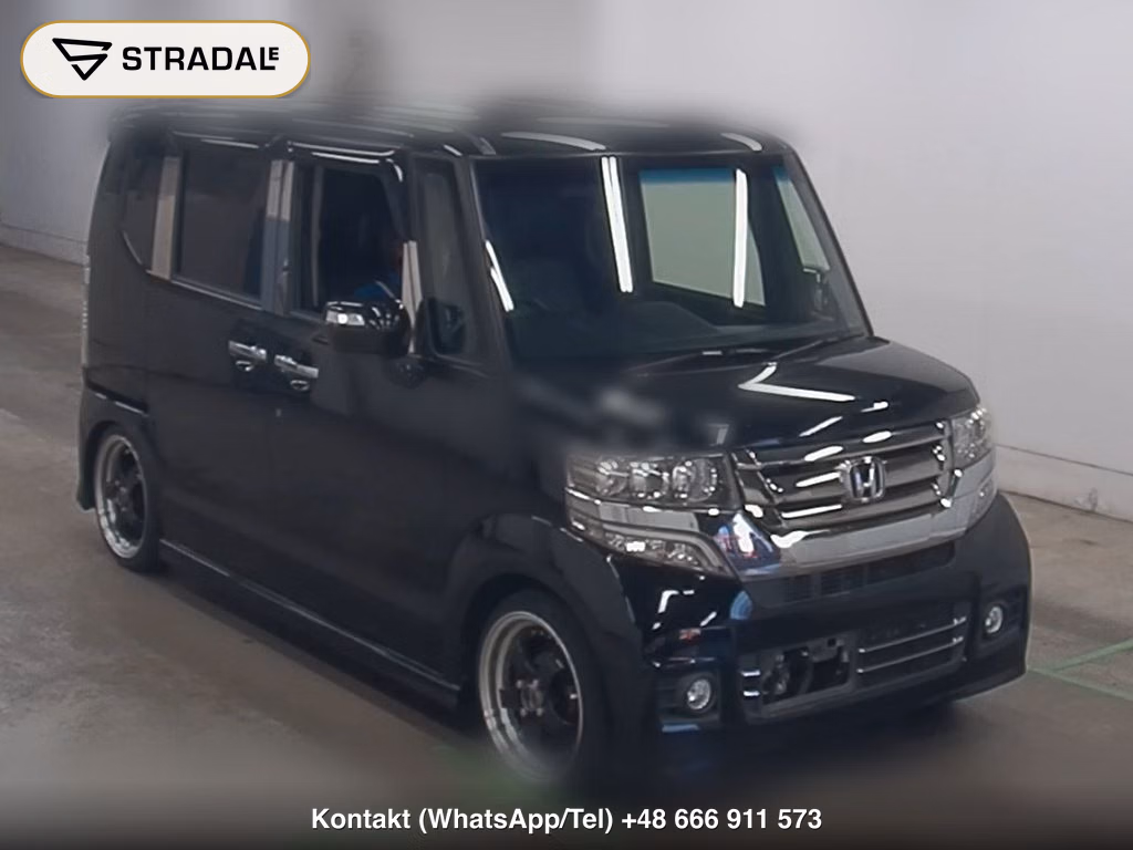 HONDA N-BOX CUSTOM G・L PACKAGE 2017, aukcja z Japonii, zdjęcie 1