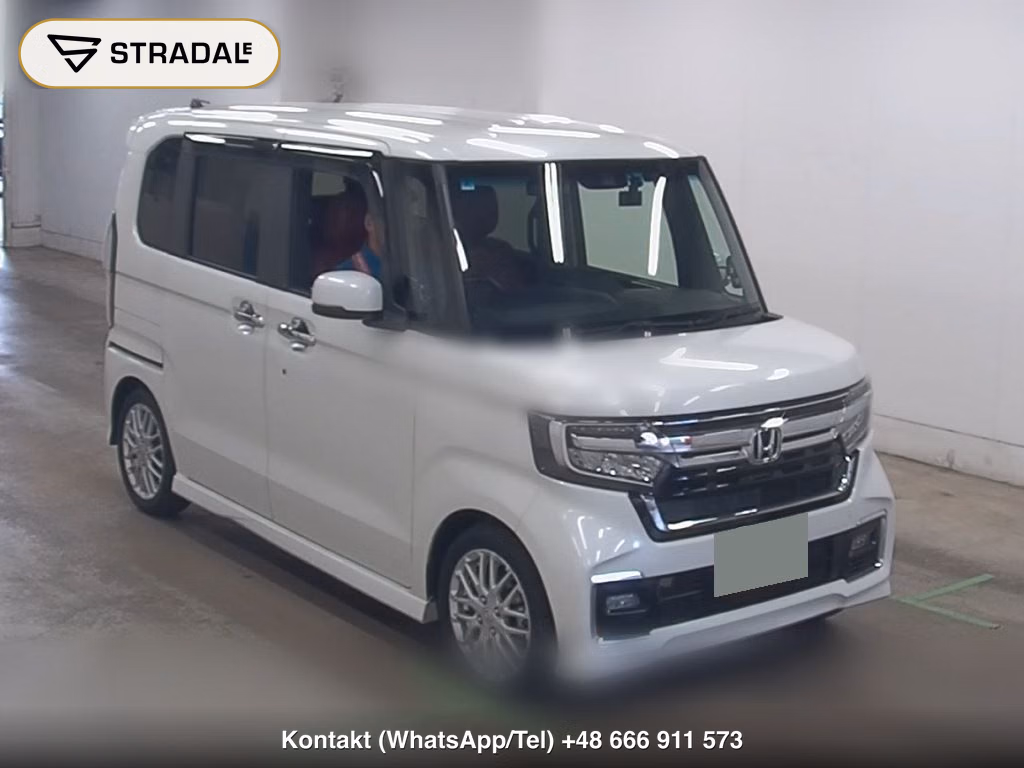 HONDA N-BOX CUSTOM L･TURBO 2022, aukcja z Japonii, zdjęcie 1