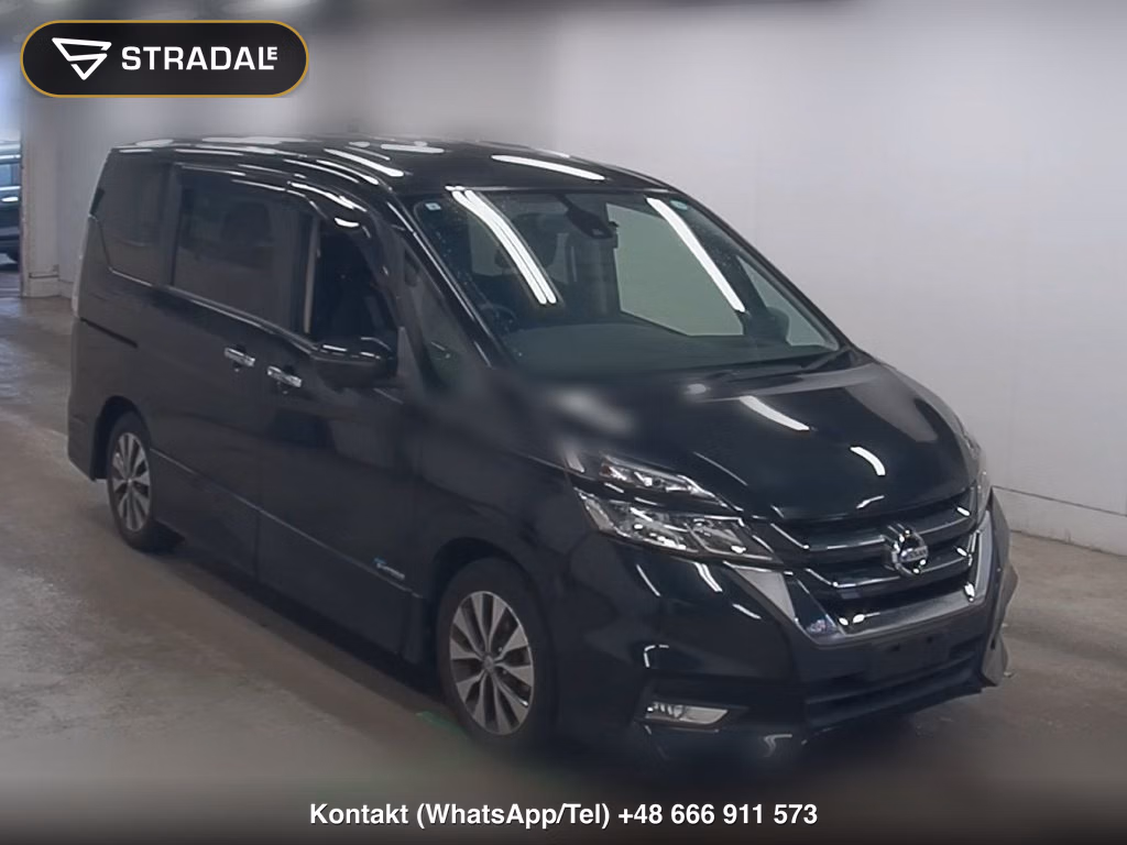 NISSAN SERENA 5D HIGHWAY STAR 2017, aukcja z Japonii, zdjęcie 1