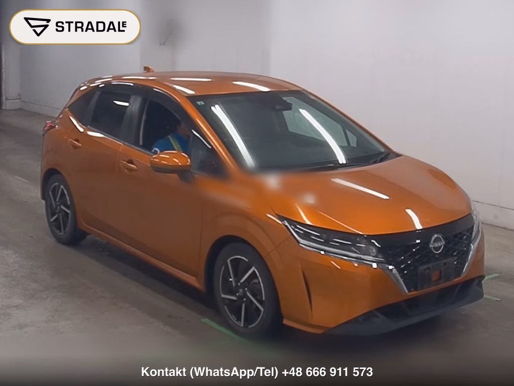 NISSAN NOTE X 2021, aukcja z Japonii, zdjęcie 1