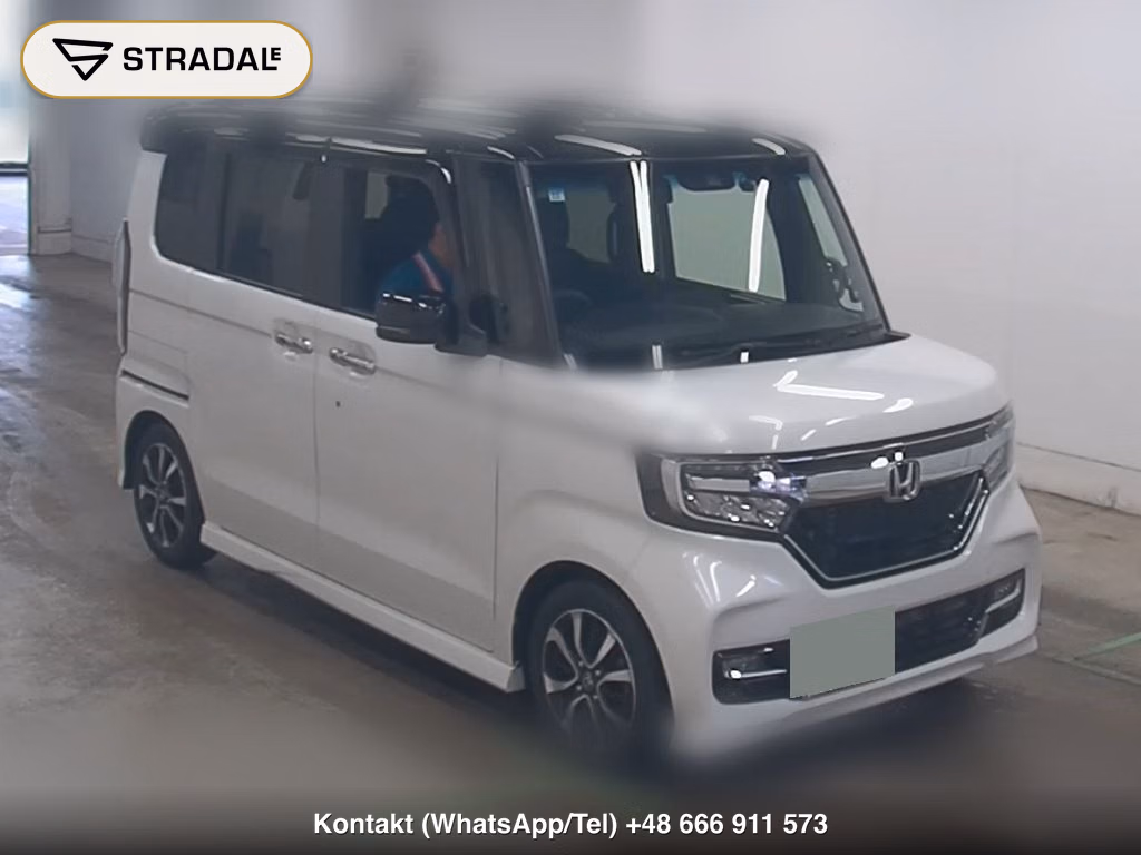 HONDA N-BOX CUSTOM G･L HONDA SENSING 2019, aukcja z Japonii, zdjęcie 1