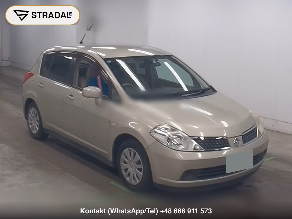 NISSAN TIIDA 15M 2005, aukcja z Japonii, zdjęcie 1