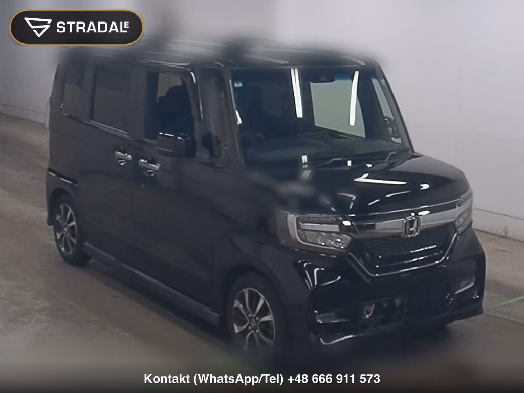 HONDA N-BOX CUSTOM G・L HONDA SENSING 2018, aukcja z Japonii, zdjęcie 1