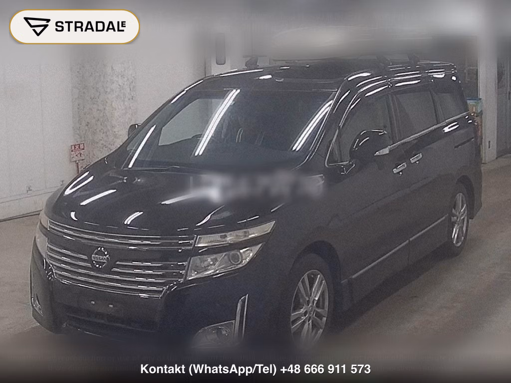 NISSAN ELGRAND 5D 250 HIGHWAY STAR BLACK LEATHER, miniaturka 5
