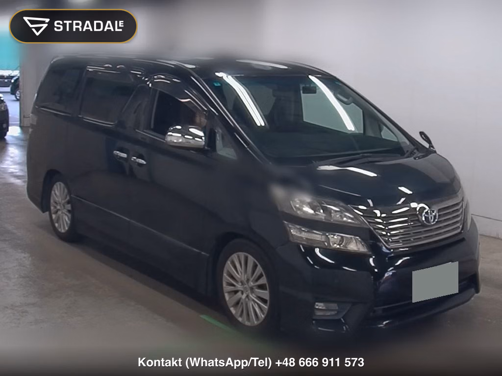 TOYOTA VELLFIRE 2.4Z PLATINUM SELECTION 2010, aukcja z Japonii, zdjęcie 1