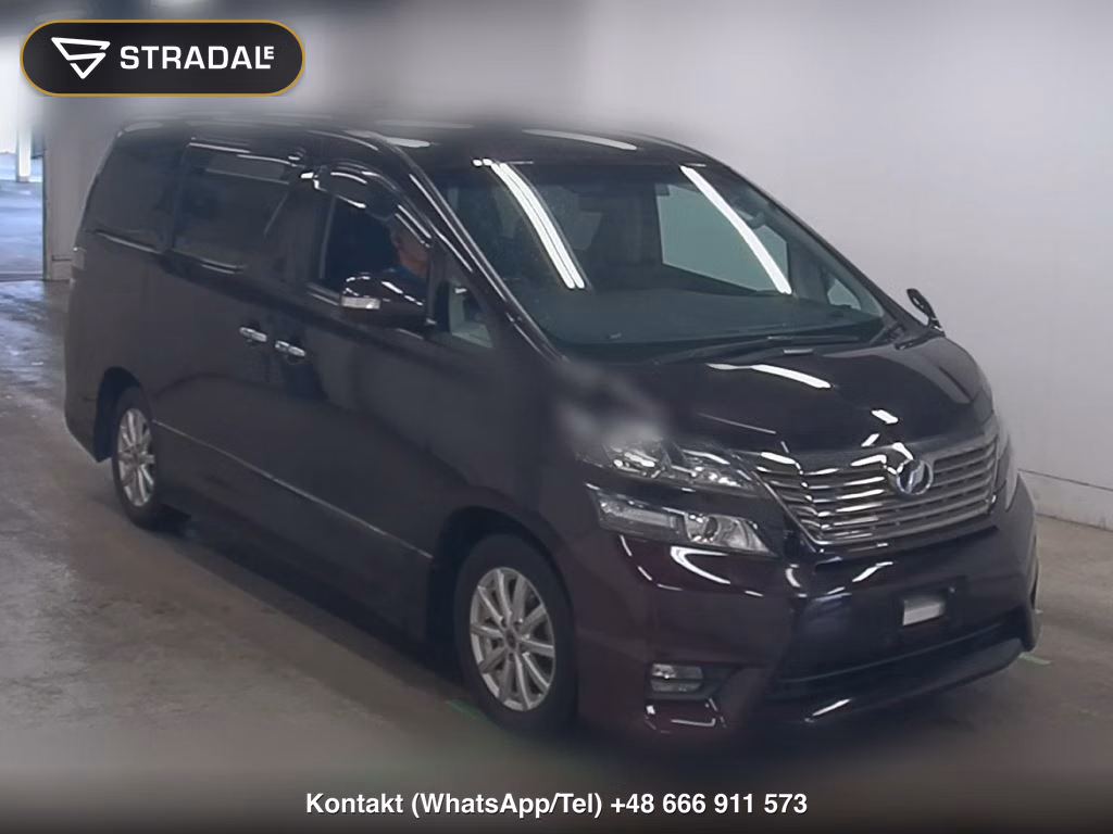 TOYOTA VELLFIRE 2010, aukcja z Japonii, zdjęcie 1