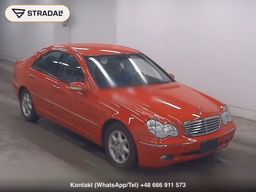 MERCEDES BENZ C-CLASS 4D C200 KOMPRESSOR 2003, aukcja z Japonii, zdjęcie 1