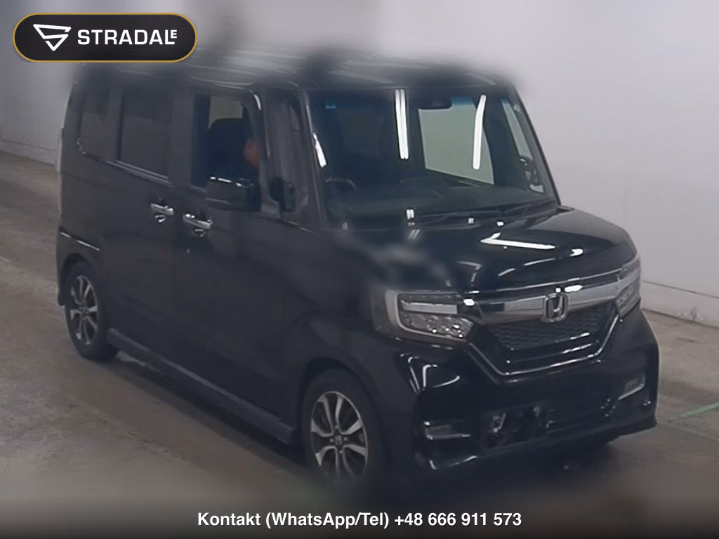 HONDA N-BOX CUSTOM G・L HONDA SENSING 2017, aukcja z Japonii, zdjęcie 1