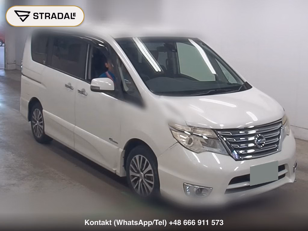NISSAN SERENA 5D HIGHWAY STAR S-HYBRID 2014, aukcja z Japonii, zdjęcie 1