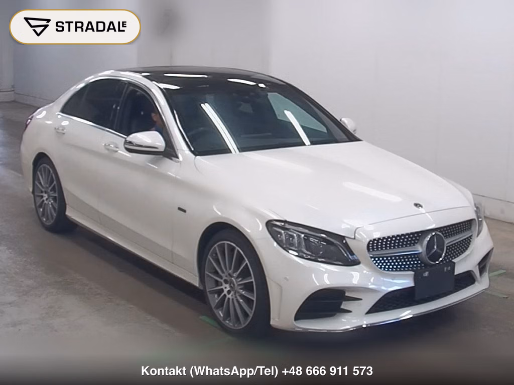 MERCEDES BENZ C-CLASS 4D C350E AVANTGARDE AMG LINE 2020, aukcja z Japonii, zdjęcie 1