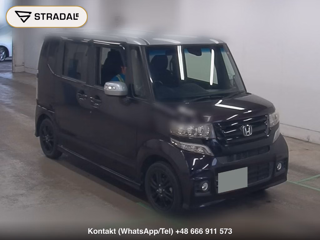 HONDA N-BOX PLUS CUSTOM 2TONE COLOR STYLE G・L PACKAGE 2016, aukcja z Japonii, zdjęcie 1