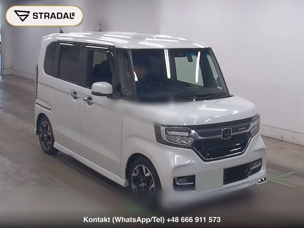 HONDA N-BOX CUSTOM G・L TURBO HONDA SENSING 2018, aukcja z Japonii, zdjęcie 1