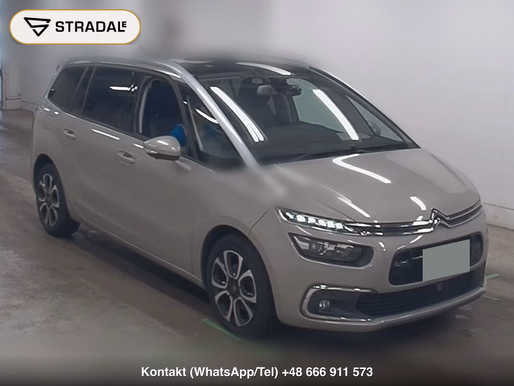 CITROEN GRAND C4 SPACETOURER SHINE BLUE HDI 2020, aukcja z Japonii, zdjęcie 1
