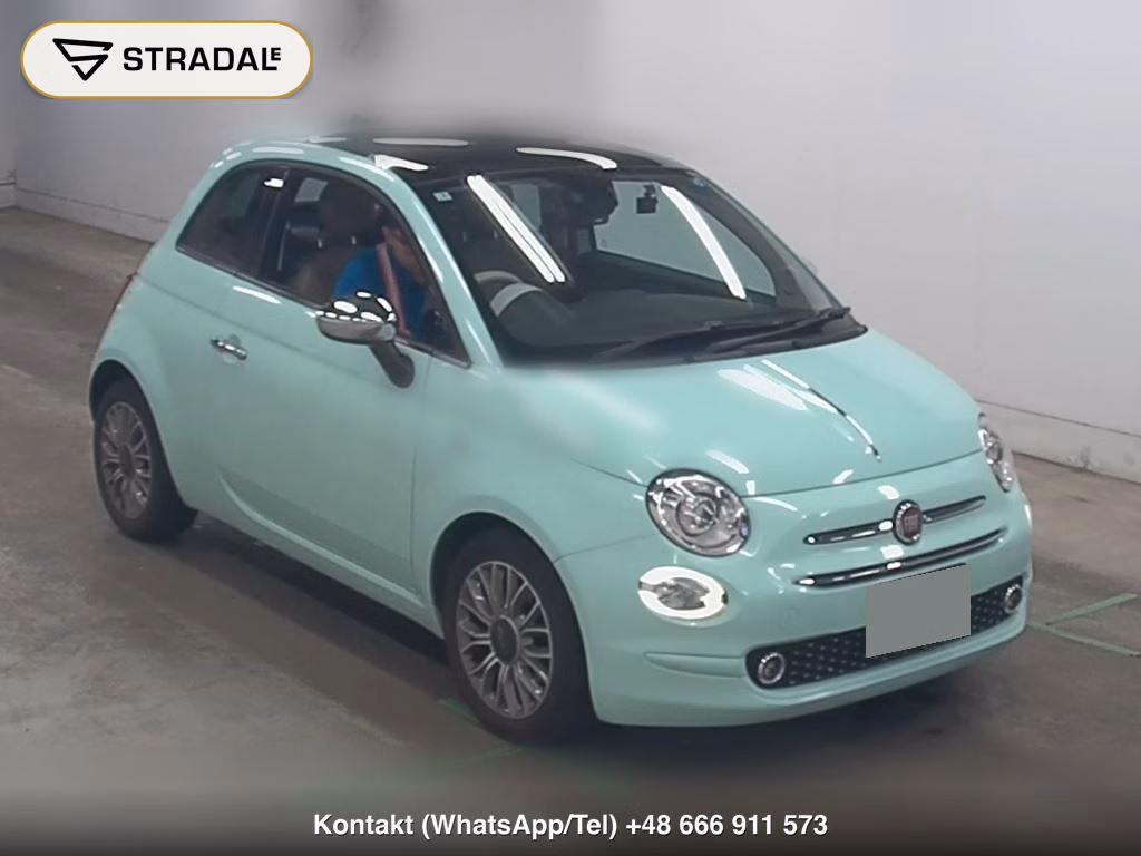 FIAT 500 LUSSO 2019, aukcja z Japonii, zdjęcie 1