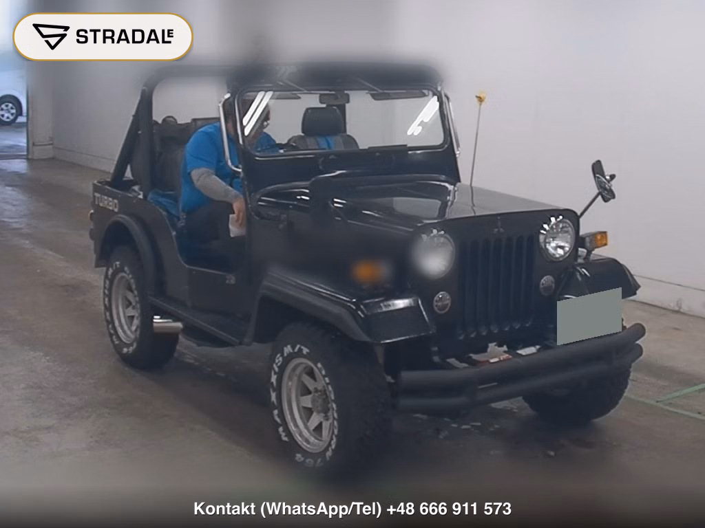 MITSUBISHI JEEP 2D 4WD CANVAS TOP 1992, aukcja z Japonii, zdjęcie 1