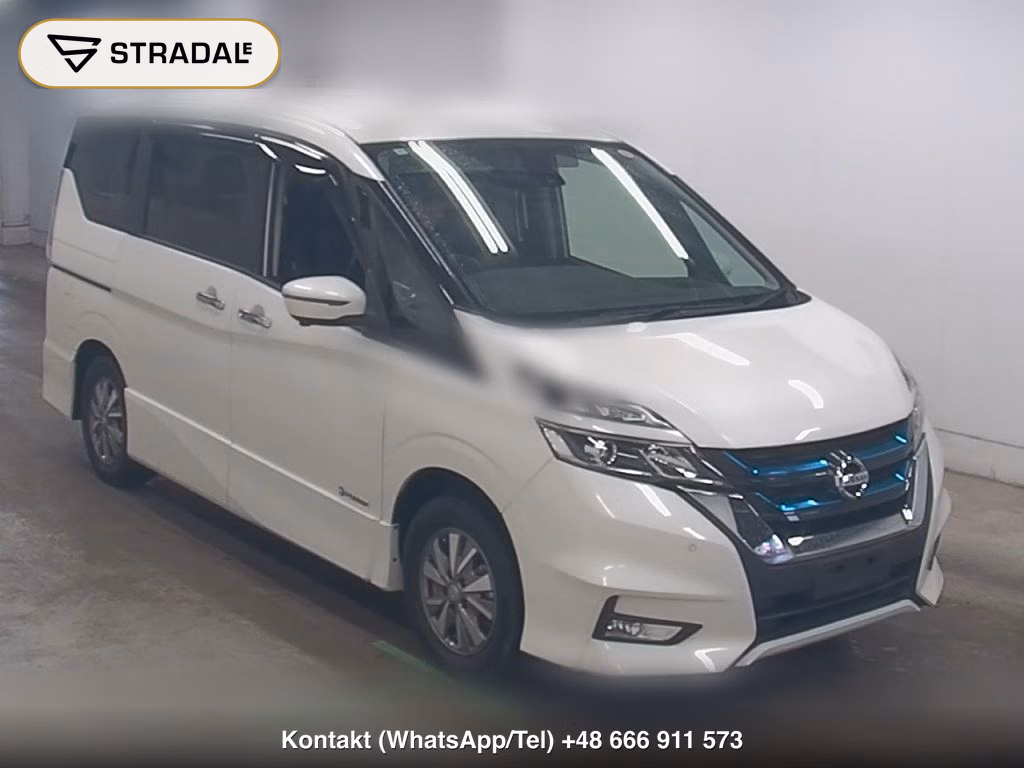 NISSAN SERENA 5D E-POWER HIGHWAY STAR V 2018, aukcja z Japonii, zdjęcie 1