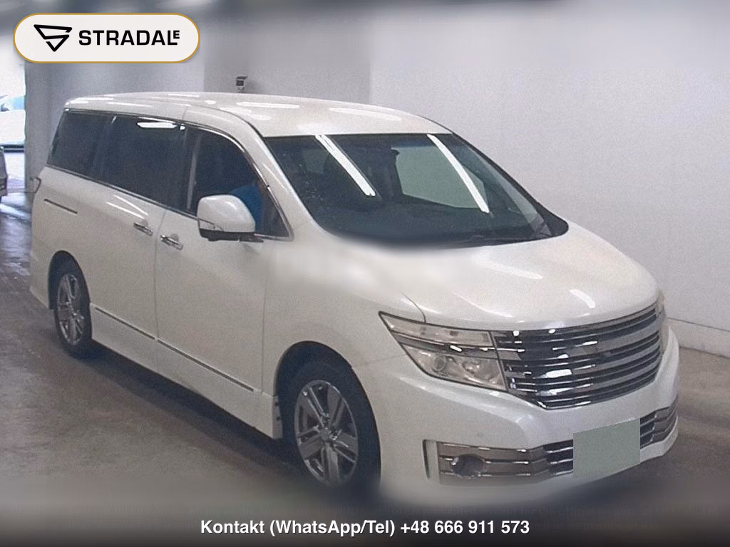 NISSAN ELGRAND 5D RIDER BLACK LINE BLACK LEATHER SEAT, miniaturka 2