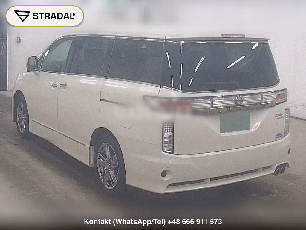 NISSAN ELGRAND 5D RIDER BLACK LINE BLACK LEATHER SEAT, miniaturka 3