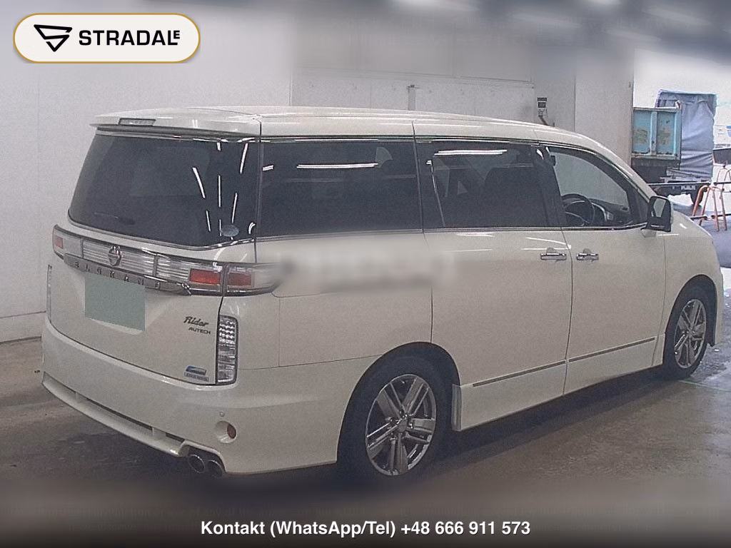 NISSAN ELGRAND 5D RIDER BLACK LINE BLACK LEATHER SEAT, miniaturka 6