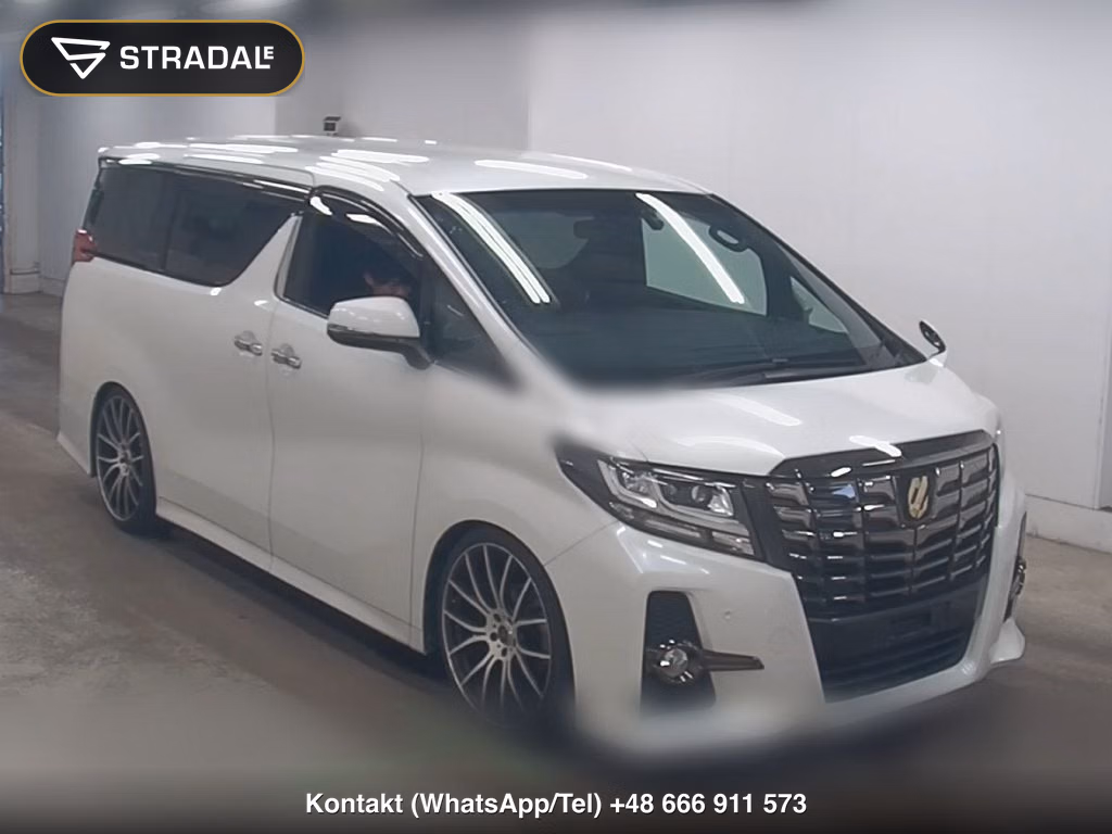 TOYOTA ALPHARD 2.5S A PACKAGE TYPE BLACK 2016, aukcja z Japonii, zdjęcie 1