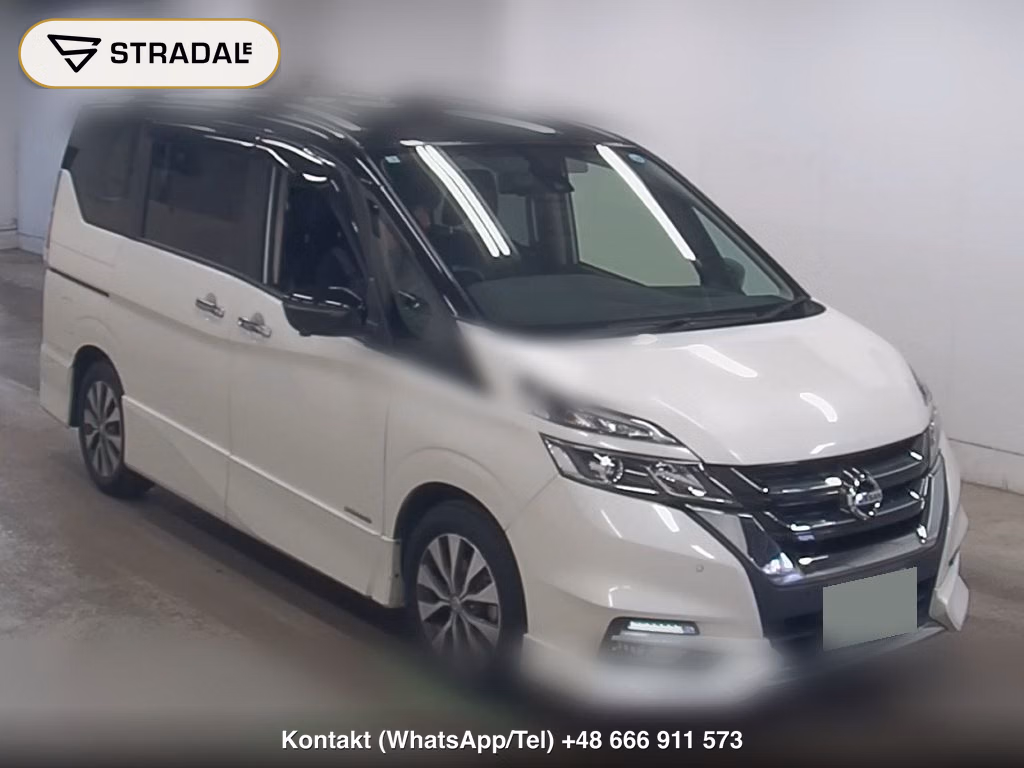 NISSAN SERENA 5D HIGHWAY STAR V SELECTION Ⅱ 2019, aukcja z Japonii, zdjęcie 1