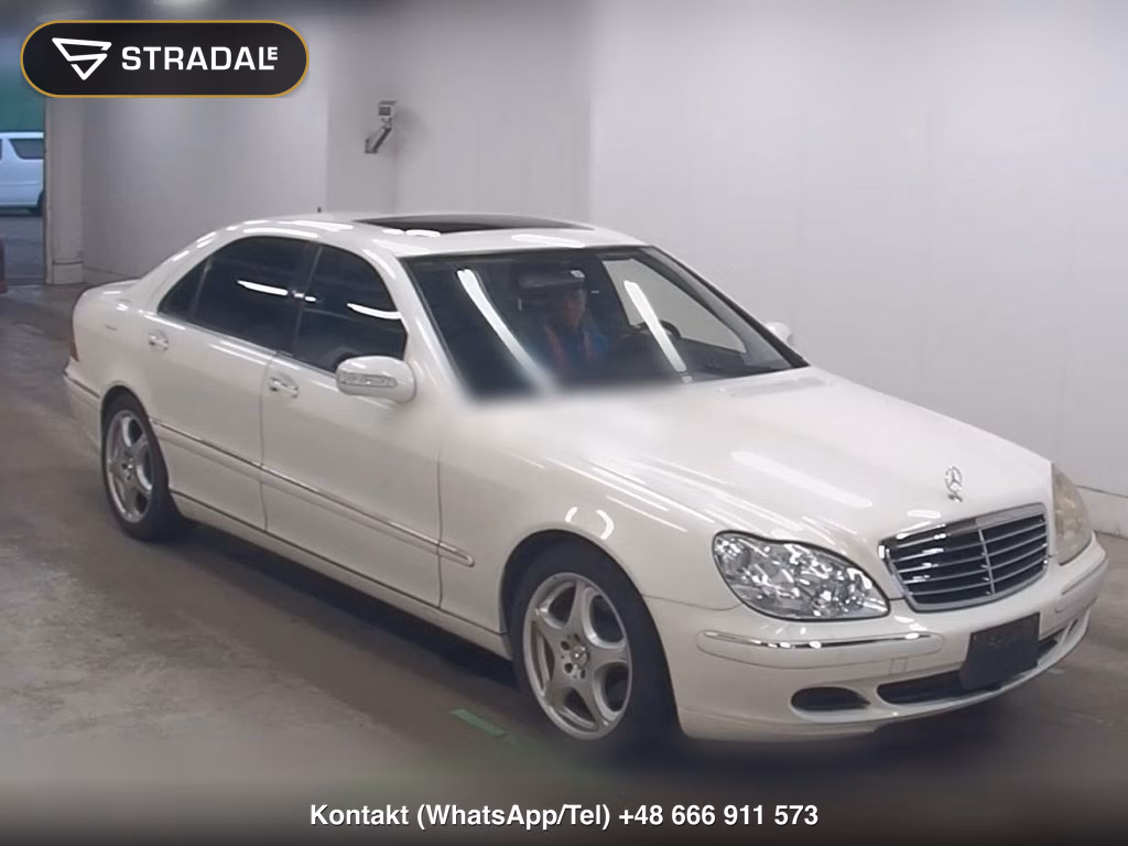 MERCEDES BENZ S-CLASS 4D S500L 2005, aukcja z Japonii, zdjęcie 1