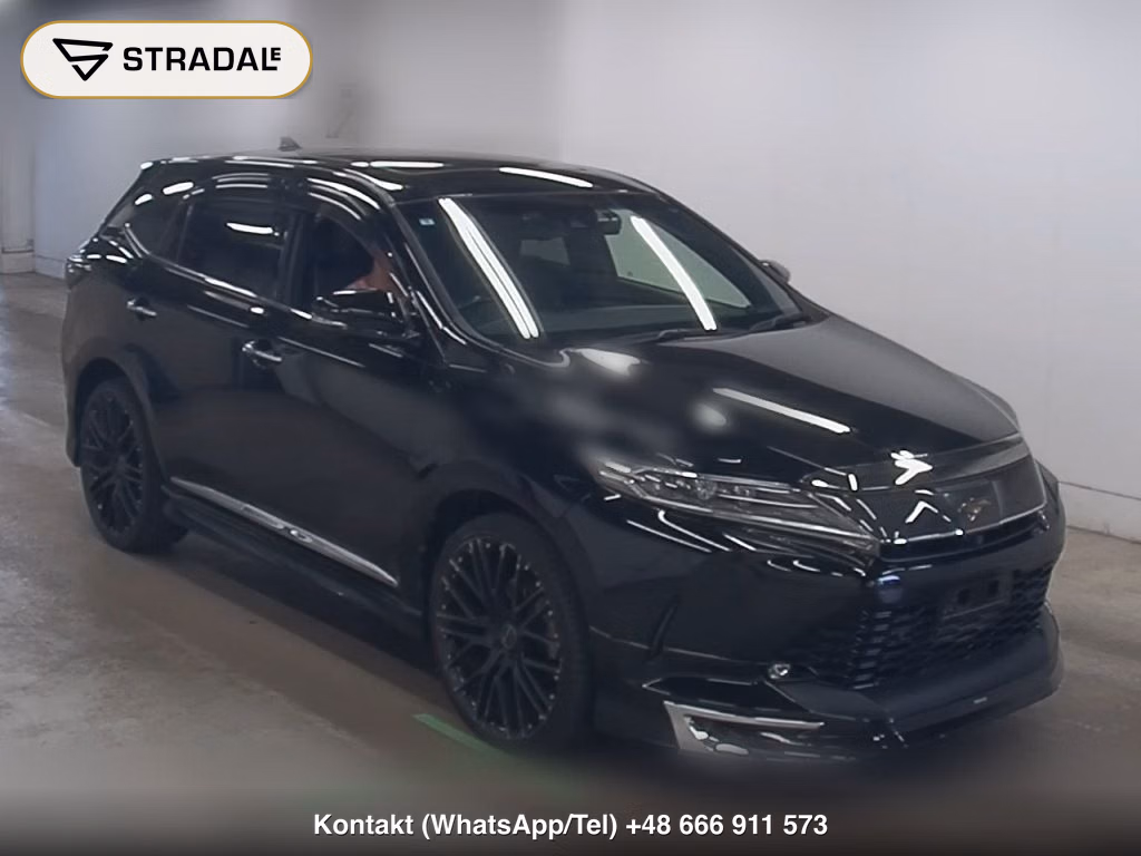 TOYOTA HARRIER PROGRESS METAL AND LEATHER PACKAGE 2017, aukcja z Japonii, zdjęcie 1