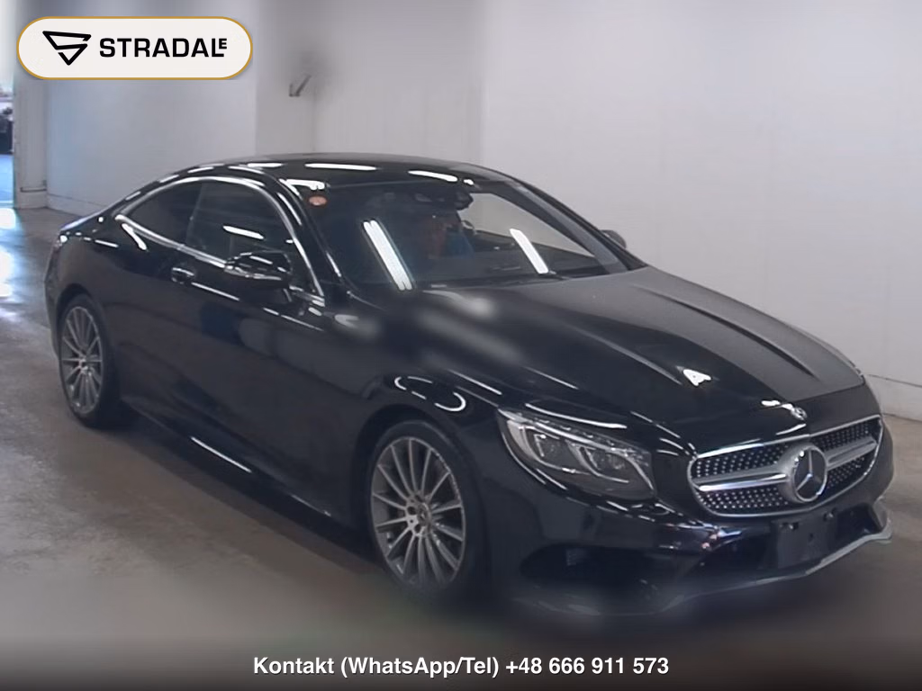 MERCEDES BENZ S-CLASS CP 4WD S400 4MATIC COUPE AMG LINE 2017, aukcja z Japonii, zdjęcie 1