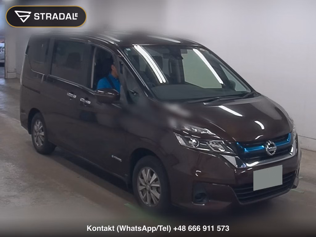 NISSAN SERENA 5D E-POWER XV 2018, aukcja z Japonii, zdjęcie 1