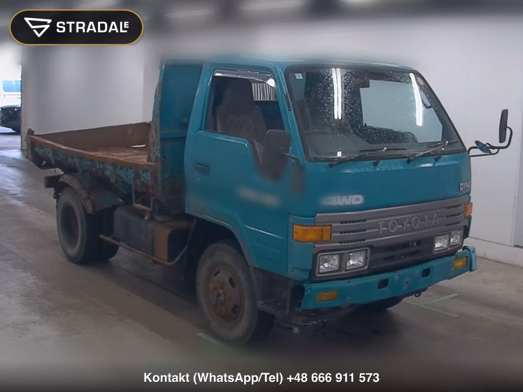 TOYOTA DYNA TRUCK 2D 4WD DUMP 1994, aukcja z Japonii, zdjęcie 1