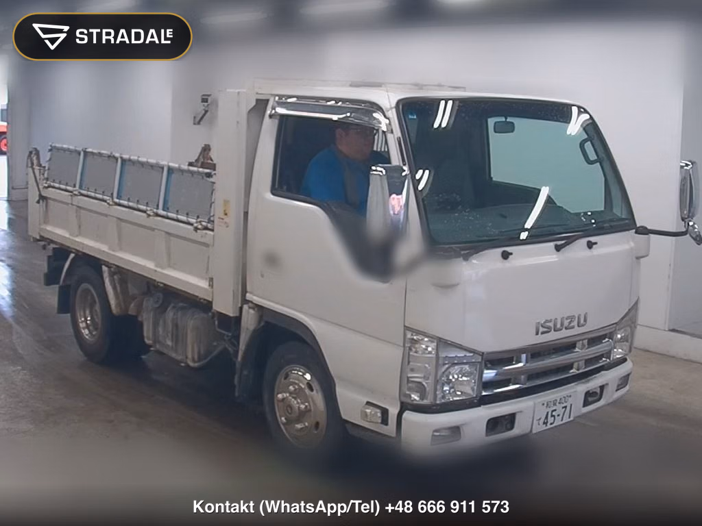 ISUZU ELF TRUCK 2D FULL FLAT LOW DUMP 2012, aukcja z Japonii, zdjęcie 1