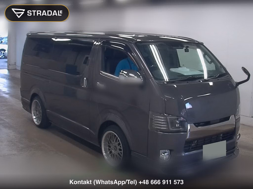 TOYOTA HIACE VAN 5D LONG SUPER GL DARK PRIME 2018, aukcja z Japonii, zdjęcie 1