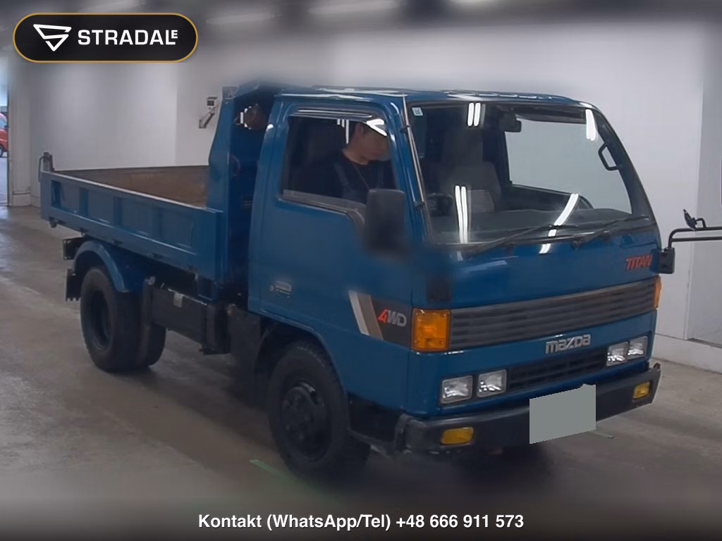 MAZDA TITAN TRUCK 2D 4WD DUMP 1990, aukcja z Japonii, zdjęcie 1