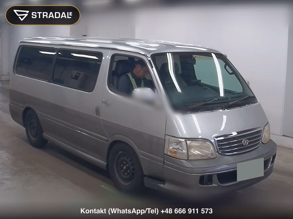 TOYOTA HIACE VAN 4D LONG SUPER GL 2002, aukcja z Japonii, zdjęcie 1