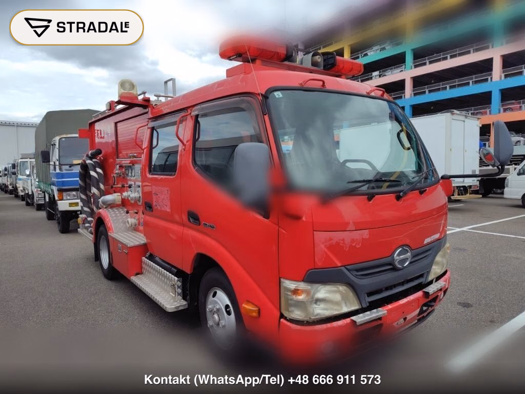 HINO DUTRO 2D FIRE TRUCK 2012, aukcja z Japonii, zdjęcie 1