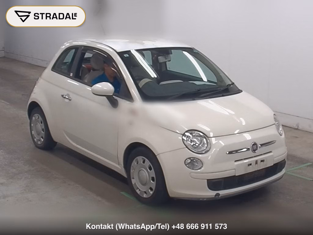 FIAT 500 1.2 POP 2011, aukcja z Japonii, zdjęcie 1